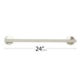 thumbnail image 4 of 24-inch Coronado Bathroom Shower Grab Bar, Oval Design, ADA Compliant, Satin Finish, 4 of 6