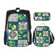 thumbnail image 1 of Easygdp Lemon and Leaves Mochila para Niños y Niñas con Set de Caja de Almuerzo y Estuche para Lápices 3 en 1, Mochila Escolar Estampada para Adolescentes, 1 of 7
