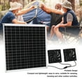 thumbnail image 3 of Ventilador de Ventilación solar ANGGREK 20W12V Portátil Para Actividades Al Aire libre, 3 of 7