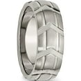 thumbnail image 4 of Titanium Brushed And Polished 8mm Band (Size 9) Made In China tb269-9, 4 of 5