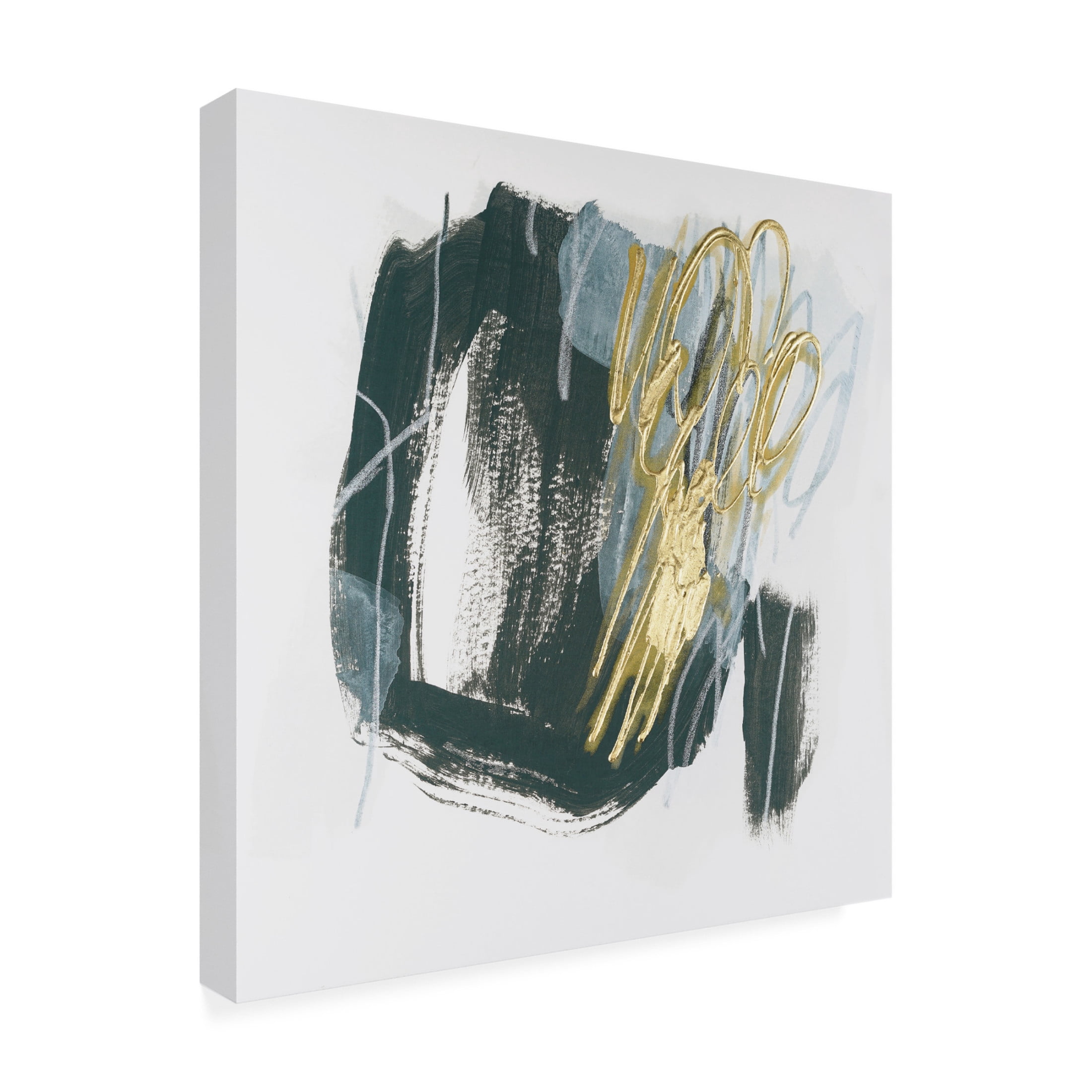 Canvas Wall Art - June Erica Vess 'Ocular Frequency III' Wall Art for Living Room, Bedroom, or Office Décor by Trademark Fine Art - 35 x 35 Inches