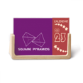 thumbnail image 1 of Mathematical Geometric Space Square Pyrad Desk Calendar Desktop Decoration 2023, 1 of 3
