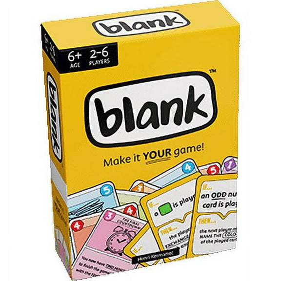 Blank Card Game