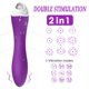 thumbnail image 4 of Vibrador de clítoris con lamiendo 2 en 1, estimulación del punto G del pezón del clítoris, 9 modos de vibración y lamiendo, juguetes sexuales para adultos impermeables recargables por USB para mujeres, 4 of 7