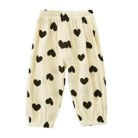 

JDEFEG Baby Boy Pants 24 Months Children Toddler Kid Baby Boys Girls Cute Cartoon Print Polka Dot Sport Pants Trousers Cotton Bloomers Slacks Pants Outfits Clothes Casual 12 Months Pants Black 110