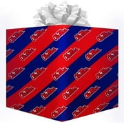 NCAA Mississippi Rebels Logo Gift Wrap Paper - Navy Blue/Cardinal