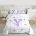 thumbnail image 2 of Castle Fairy Monogrammed Letter Y 2Pcs Bedding Comforter Set for Teens Boys Girls,Kawaii Bow Twin Comforter Sets,Geometric Stripes Breathable Bedding Set,Super Cozy Room Decor, 2 of 8