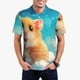 thumbnail image 1 of Fotbe Cloud Cute Hamster Camiseta Polo de Golf para Hombre con Estampado – Camisa Deportiva Transpirable con Cuello Abotonado-Medium, 1 of 6