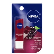 Nivea Lip Care Blackberry, 0.17 Oz., Pack of 3
