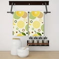 thumbnail image 2 of Eveokoki 2 Pcs Kitchen Towels Sprinkled Lemons Kitchen Dish Towels Kitchen Dish Cloths Fast Drying Kitchen Rug Kitchen Decor for Home Cleaning Cooking Baking, 16 x 24 Inch, 2 of 5