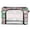 Pink-patch, variant on Collapsible Water-Resistant Storage, Double-door Storage Bins for Closet Organizers Terracotta Ethnic Printed 16.9"x11.4"x10"