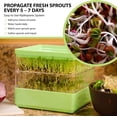 thumbnail image 6 of Gardens Alive! Deluxe Seed Sprouter Growing Kit - Includes 2 tiered sprouter and 4 oz. pack of Sprout Seeds, 6 of 9
