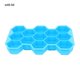 thumbnail image 2 of Bandeja de cubitos de hielo Ounissouiy Silicona 13 cavidades Azul, 2 of 8