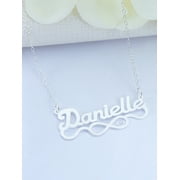 Personalized Script Name Necklace w/Infinity on Tail