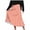 Orange, variant on Summer Skirts for Women Elegant High Waist Wrap Skirt Boho Floral Print Comfort Vacation Style Midi Skirt