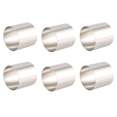 thumbnail image 2 of 6 Pieces Round Biscuit Cutter Stainless Steel Mousse Ring Mini Circle Cookie Cutters Frying Egg Rings Baking Tool, 2 of 10