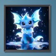 thumbnail image 3 of Pintura de diamante 5D DIY taladro redondo completo Pokemon decoración del hogar arte artesanal 30x30cm, 3 of 9