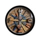 thumbnail image 3 of Reloj de pared para garaje, decorativo, silencioso, moderno, creativo, elegante y silencioso. Color de madera, 3 of 7