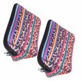 thumbnail image 2 of Bolsa de cosméticos de neopreno para viajes al aire libre, estuche de maquillaje, bolso portátil, organizador n. ° 6, 2 uds., 2 of 5