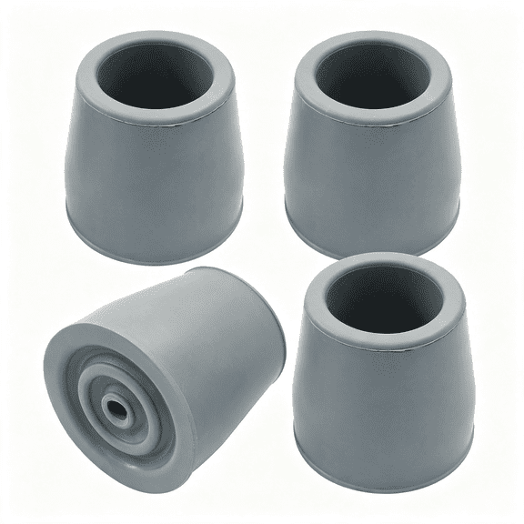 XIRQI Rubber Cane Tips 1 Inch Cane Tips