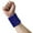 Blue, variant on Black Cotton Towel Sport Wrist Protector Sweat Absorbent Elastic Comfort Wristband
