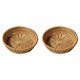 thumbnail image 1 of 2X Cesta Tejida Una Mano, Cesta de Mimbre, Cesta para Servir Alimentos para Pan, Fruta, Almacenamiento de Verduras, Cesta de Regalo de 25 x 8 cm, 1 of 5