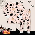 thumbnail image 4 of Little Girl Pajamas Halloween Pajamas Pumpkin Print Long Sleeve Crewneck Top Fall Girls Size 5T Pajamas, 4 of 4