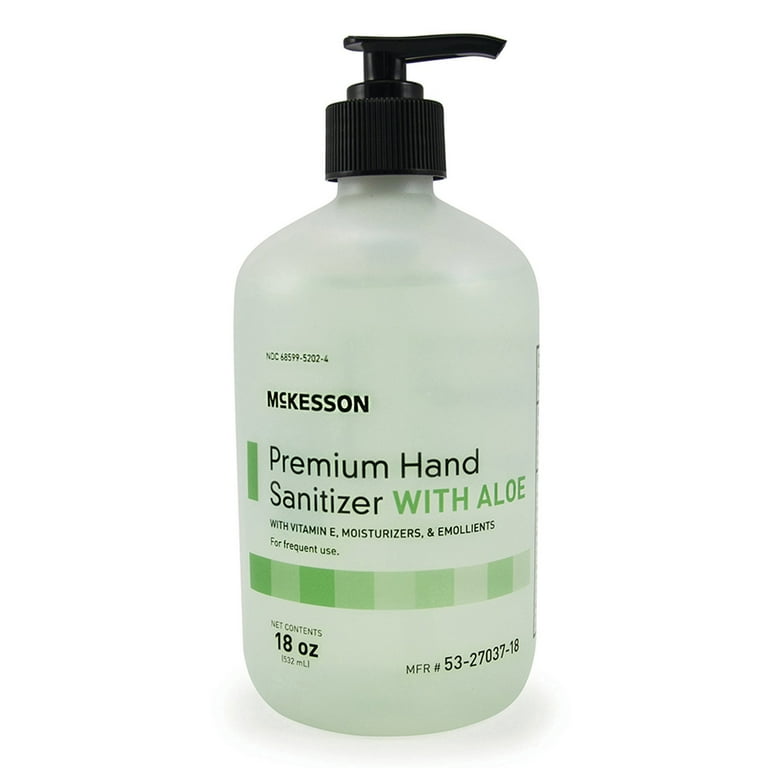 McKesson Premium Hand Sanitizer Gel, Spring Water Scent, Aloe, 70