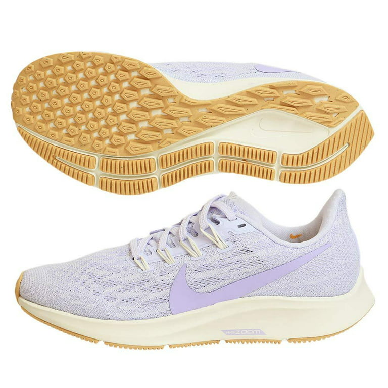 Nike Zoom Pegasus 36 Women's Running Shoe Platinum Tint/Purple Agate-Pale Ivory Size - Walmart.com