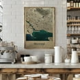 thumbnail image 2 of Montreal map Framed Art Modern Wall Decor, 2 of 15