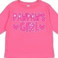 thumbnail image 4 of Inktastic Pawpaw's Girl Girls Long Sleeve Toddler T-Shirt, 4 of 5