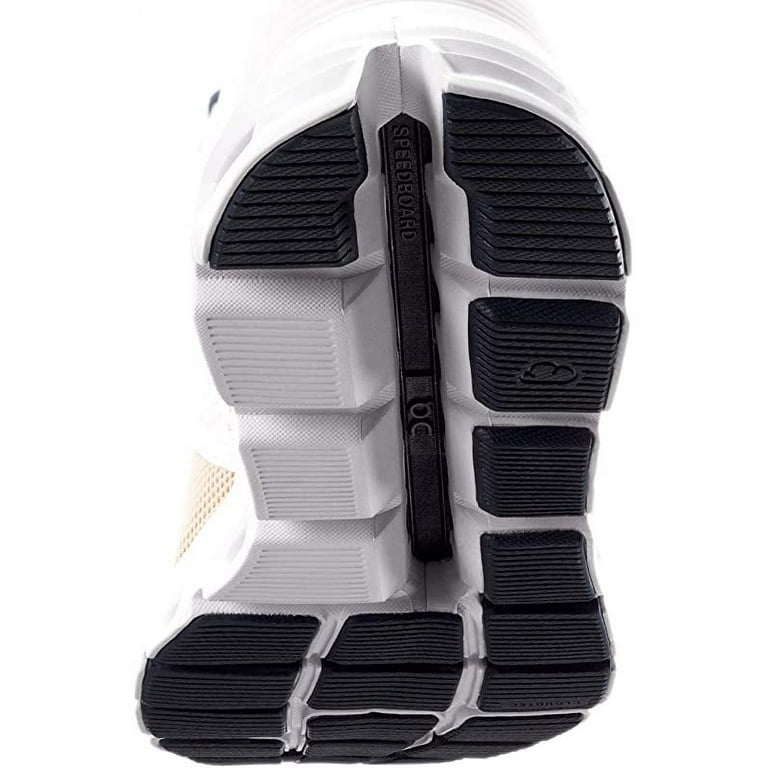 On - オン　Cloud stratus クラウドストラトスWhite/Almond ON Running Women's Cloudstratus Sneaker Shoe, White/Almond