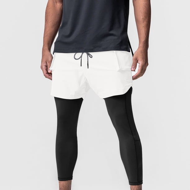 Pantalones largos para hombre, con bolsillos a juego, cremallera y cordón, pantalones casuales de algodón y seda fresca para hombre