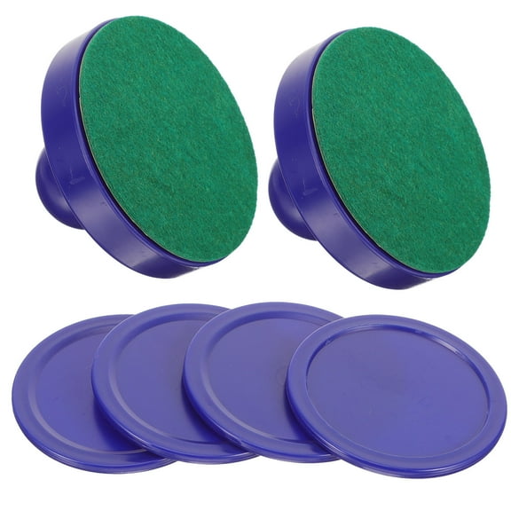 Pretyzoom 1 Set of Ice Hockey Pucks Abs Blue Game Table Hockey Pucks