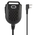 thumbnail image 4 of K Head Mini Walkie talkie Micrófono de mano transceptor portátil con lámpara (negro), 4 of 8