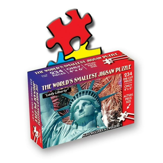 TDC Games le Plus Petit Casse-Tête au Monde - Lady Liberty - 4 x 6 Pouces