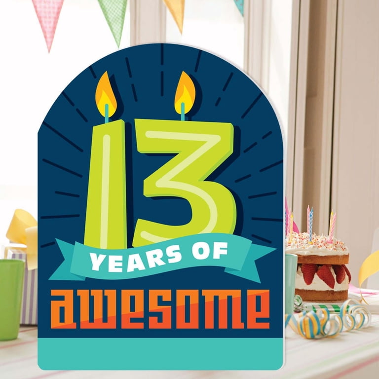 Jumbo 13th Birthday Newspaper Card - Back In 2012 Themed, Oversized Greeting Card For Teen Boys & Girls 2 thumbnail image