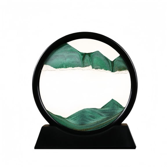 Moving Sand Art Picture Hourglass, Dynamic Sandscape Decor, Gift for Home, Office Desk and Wine Cabinet