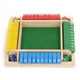 thumbnail image 2 of Wooden Math Dice Game, Safe Family Dice Board Game  For Kid For Home Green Bottom,Red Bottom, 2 of 8