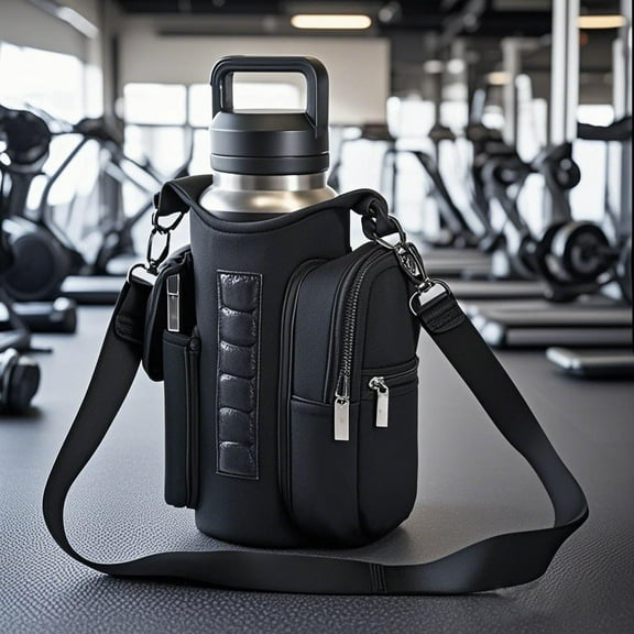 Magnetic backpack for gyms, outdoor mini water bottle storage bag, multi-functional fitness bag