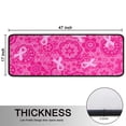 thumbnail image 5 of Kitchen Rugs Sets Of 2,Pink Ribbon Pattern Anti Fatigue Kitchen Mat Rugs Non Slip Washable,Decorative Kitchen Floor Mats for Kitchen,Sink,Laundry,17"x47"+17"x47", 5 of 5