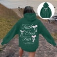 thumbnail image 2 of XIAOCHA Mens Bow Letter Print Hoodie Oversized Long Sleeve Hooded Pullover Hoodie Soft Feminine Casual Hoodies, 2 of 7