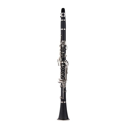 ammoon ABS 17 Key Bb Clarinet, Lightweight Woodwind Instrument for Beginners Carry Case, Gloves, Cleaning Cloth Included