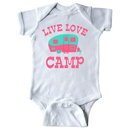 

Inktastic Live Love Camp RV Gift Baby Girl Bodysuit