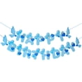 thumbnail image 1 of Pancarta de feliz cumpleaños Inteprter con alas de mariposas azul 9.8 pies, 1 of 6