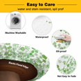 thumbnail image 3 of Elastic Fitted Round Tablecloth, Green Polka Dots Waterproof Stretch Table Cover for 55"-60" Tables, Watercolor Abstract Art Washable Outdoor Tablecloths for Patio, Picnic, Camping, 3 of 9