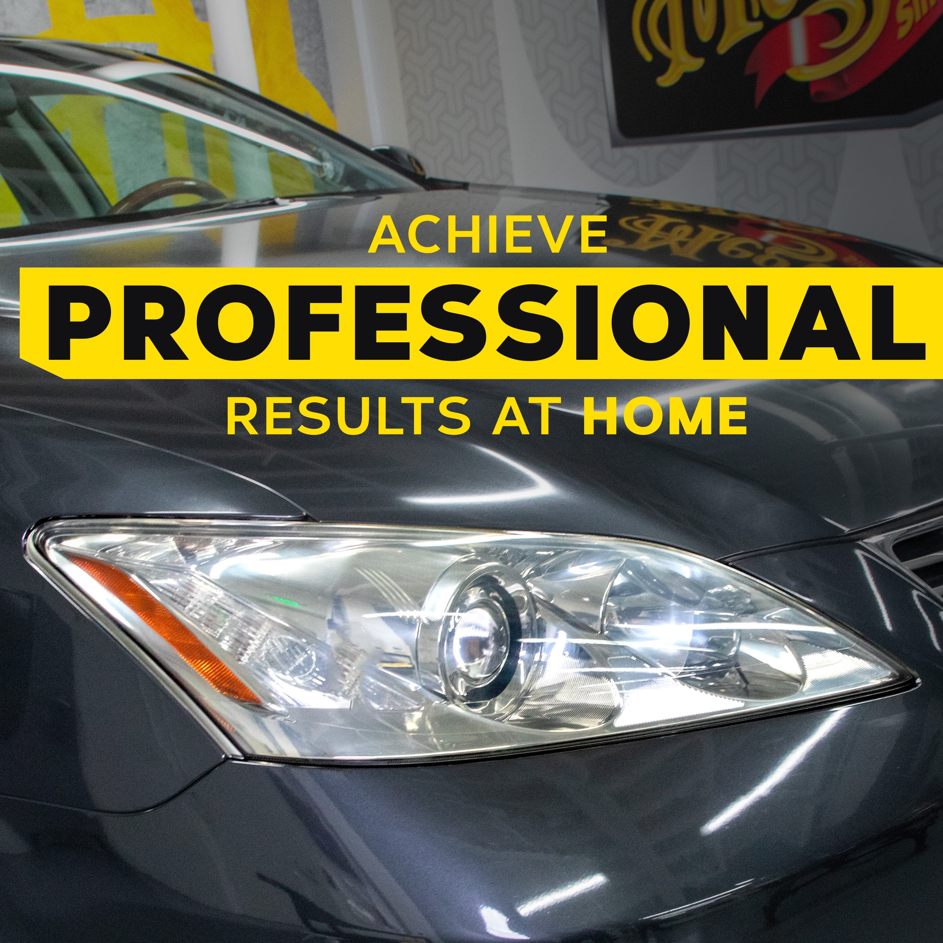 Meguiar's Ultimate Headlight Restoration Kit - Removes Yellowing and Cloudiness from Headlights, G2990