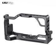 UURig Aluminum Alloy Camera Cage with Cold Shoe Arri Positioning Hole 1/4 Screw Compatible with Canon M6 Mark II Mirrorless Digital Camera
