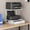 White, variant on 2-Tier Desktop Printer Stand with Fabric Drawer, Prtiner Table with Storage Shelf, Desk Organizer for Home Office,3D Printer,Fax Machine,Scanner, 17.3"x11.8" Black