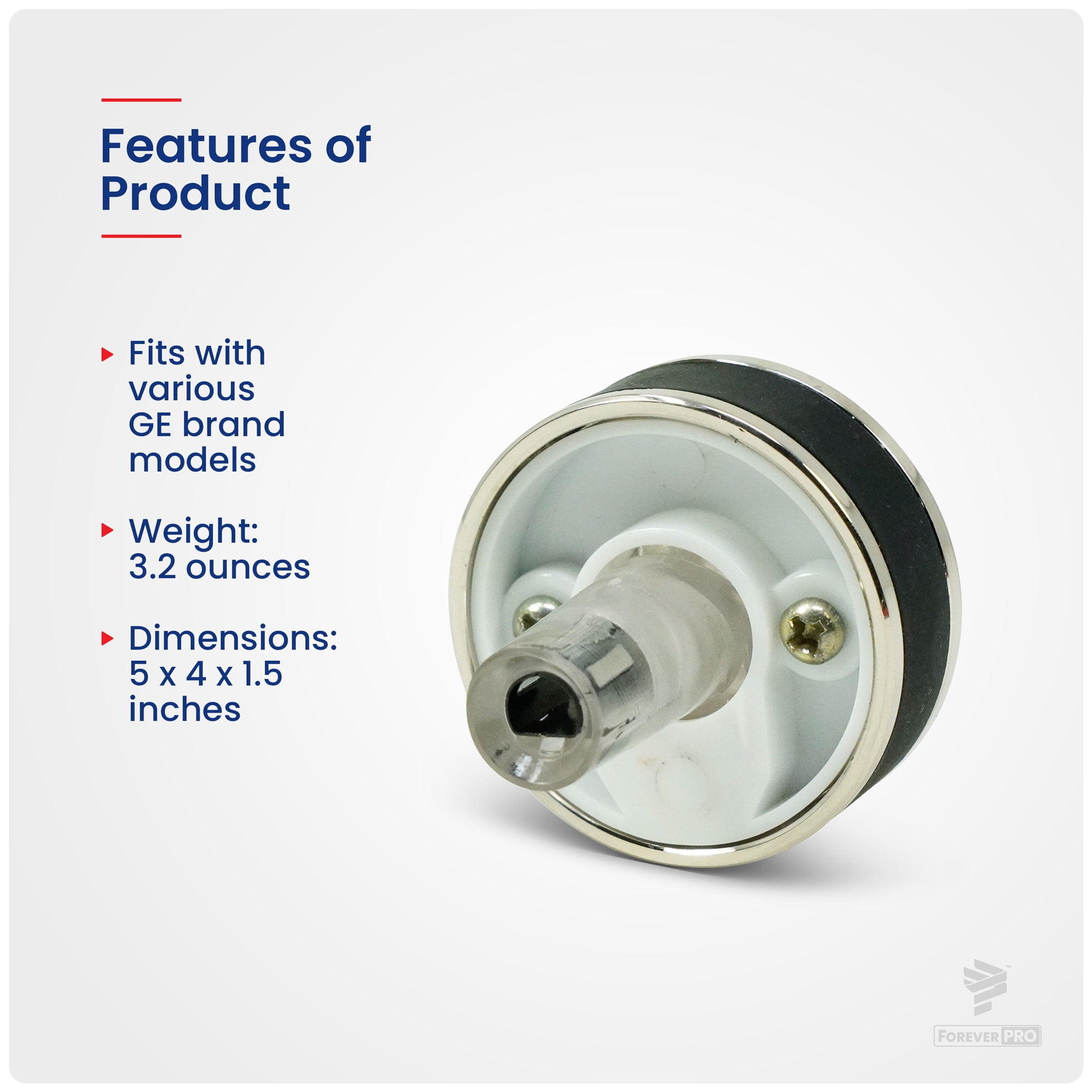 ForeverPRO WB03X24360 Knob Asm for GE Cooktop WB03T10259